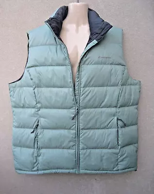 MACPAC Sage Green Puffer Zip Front Duck Down & Feathers Vest Sz 20-BNWOT-RRP$150 • $49.50