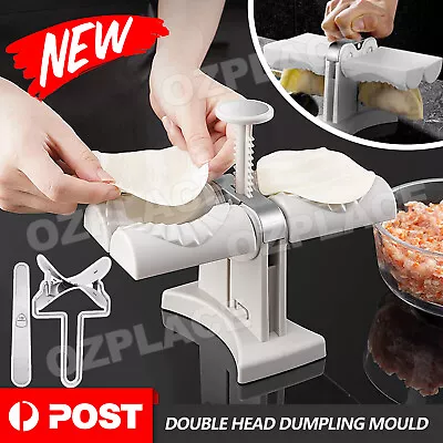 $18.85 • Buy Double Head Dumpling Mould Automatic Dumpling Maker Mould Dumpling Press Home AU