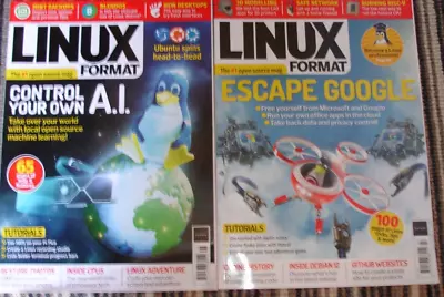 Linux Format Magazines (2) August Summer 2023 No's 304 305 • £1.40