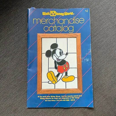 Vintage 1987 Walt Disney World Merchandise Catalogue Brochure Guide Epcot MICKEY • $20