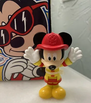 Mickey Mouse Fireman Figurine 2011 Walt Disney Mattel • $5