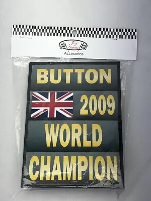Jenson Button Pit Board 2009 Champion Brawn BGP 001 1/18 Diecast F1 Car Cartrix • $19.27