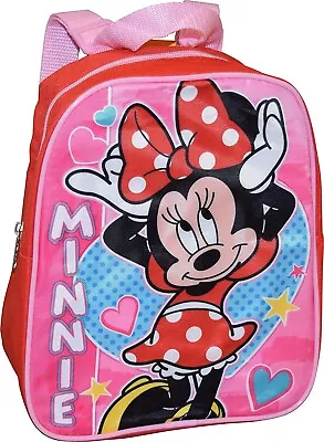 10  Disney Minnie Mouse Girls Toddler Mini Small Backpack Bookbag Kids Children • $13.99