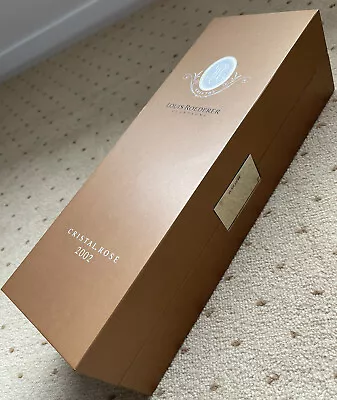 £40 • Buy Louis Roederer Champagne Cristal Rose 2002 Case With Original Booklet