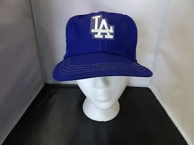 RARE Vintage Los Angeles Dodger Blue Mesh Snapback Hat • $20