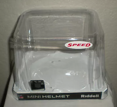 Riddell Speed NCAA / NFL Mini Helmet  Display Case / Container Empty Box • $16.99