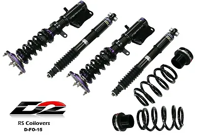 D2 Racing RS Coilovers 36-Step Adjust Suspension New For 05-14 Mustang D-FO-15 • $1062.50