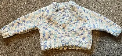 Newborn Baby Home Made Knitted Jumper • £7