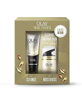 Olay Total Effects 2-Piece Set Glowing Radiant Skin 2 Steps NEW • $10.99