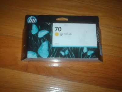 2021 Genuine Hp 70 Yellow Cartridge C9454a Designjet Z2100 Z3100/3200 Z5200 New • $65