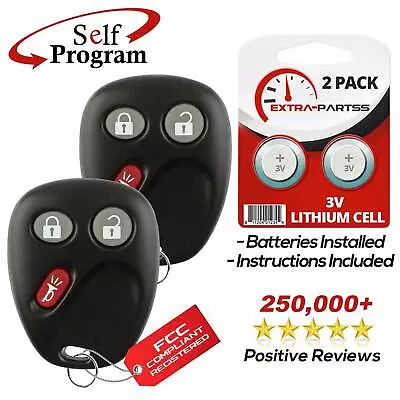 2 For 2003 2004 2005 2006 Chevrolet Silverado Remote Keyless Entry Key Fob • $11.29