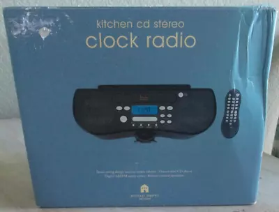 New Michael Graves Design Under Cabinet Universal Cd Stereo System Clock Radio • $40
