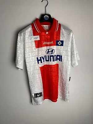 Vintage 1997 - 1998 Hamburger SV Home Original Football Shirt Uhlsport • £14