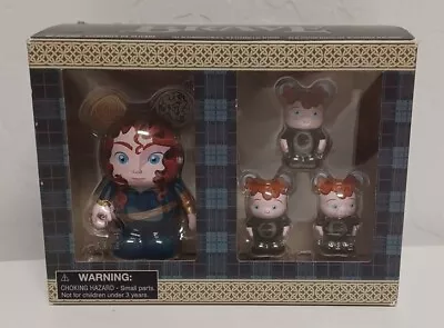 DISNEY PIXAR Vinylmation - BRAVE SET - MERIDA & 3 BROTHERS Set In UNOPENED Box  • $21.59