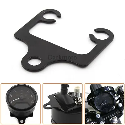 Motorcycle Tachometer Speedometer Gauge Mount Bracket Universal Holder Black Kit • $6.51