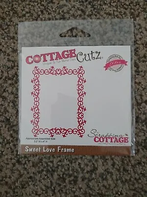 Scrapping Cottage - Cottage Cutz - Sweet Love Frame - Die Cutter • £4