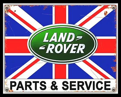 Land Rover Parts & Service Freelander Defender Garage Metal Plaque Tin Sign 2254 • £4.99