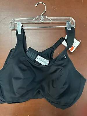 New With Tags Moving Comfort MAIA (Brooks) Sports Bra Black 44D • $34.99