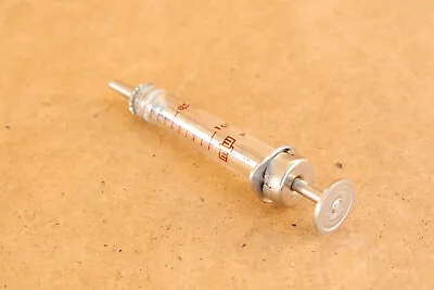 Vintage German Unused Glass Metal Insulin Syringe Original Uni Record 1 Cm • £9.55