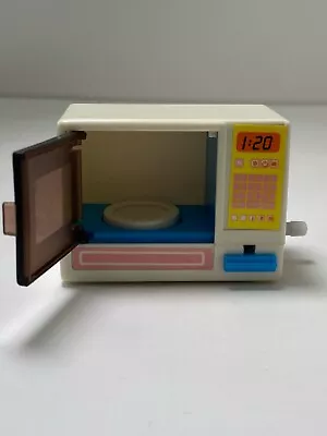 Vtg 1988 Barbie Magic Moves Arco MATTEL Wind Up MICROWAVE Dream House Kitchen B8 • $12.99