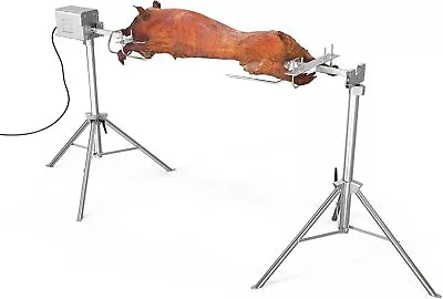 Spit Roaster Rotisserie Pig Lamb Roast BBQ Portable Picnic Outdoor Cooker Grill • $121.59