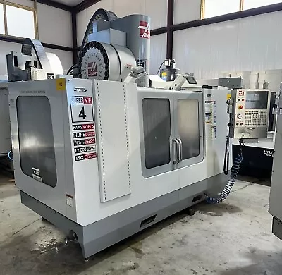 Used Haas Vf-4ss 2008 12k Rpm Tsc 40 Tools Probes 4th & 5th Int Hrt-210sp • $44500