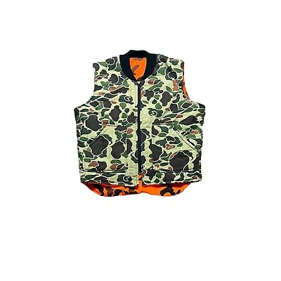 Vintage Reversible Duck Camo Vest • $60