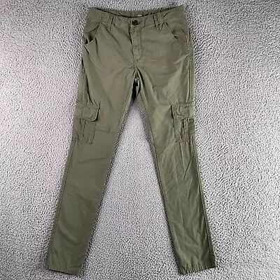 True Religion Cargo Pants Womens Size 24 Green Army Military Y2K 90s Streetwear • $25.99