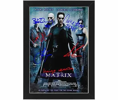 £16.99 • Buy The Matrix Movie Poster With Autographs Signed Film Print