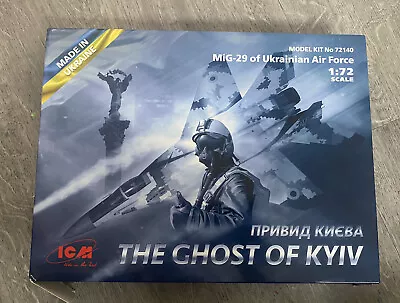 ICM 72140 Ukrainian Air Force MiG-29 'The Ghost Of Kyiv' 1/72 Scale Model Kit • $35