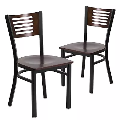 Flash Furniture HERCULES Series Traditional Metal/Wood Restaurant Dining Chair • $237.71