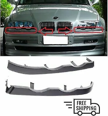 BMW E46 98-01 Headlight Trim Moulding Set Front Lower Left And Right 2pcs • $43.70