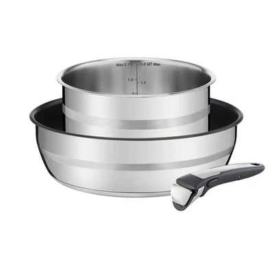 $119 • Buy Jamie Oliver By Tefal - Ingenio Space Saving Stacking Induction Stainless Steel 