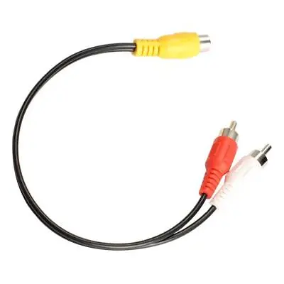 £5.09 • Buy 11inch RCA Female Jack To 2 RCA Male Plug Colorful RCA Stereo Audio Output Cable