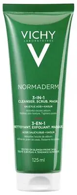 Vichy Normaderm 3in1 Scrub + Cleanser + Mask 125ml • $35.37