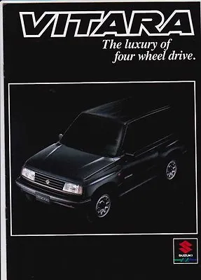 Two 1992 SUZUKI VITARA Australian Brochures WAGON HARDTOP CANVAS TOP As SIDEKICK • $11.58