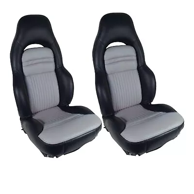 Custom Made FIT CORVETTE C5 SPORTS LEATHER REPLACEMENT SEAT COVERS 97-04  • $319.99