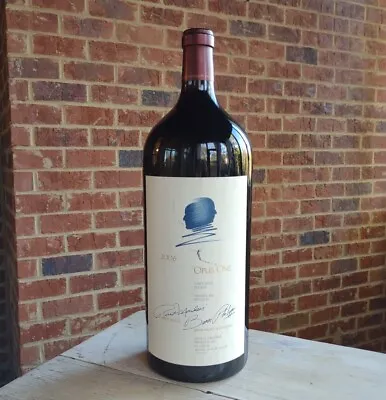 ULTRA RARE 2006 OPUS ONE Six 6 Liter 6.0 L Empty WINE Dummy DISPLAY BOTTLE 19.5  • $1249.95