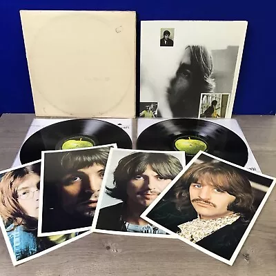 The Beatles ‎– White Album 2LP VG+ UK Reissue Psychedelic Rock PCS 7067 8 • $49.99