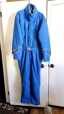 Bogner Mens Blue Military Eagle Nevado Ski Snow Suit Sz 44 One Piece • $70