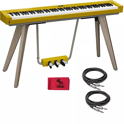 Casio Privia PX-S7000 88-Key Keyboard Mustard Cables Cloth • $2699