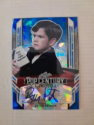 Butch Patrick /20 Blue Ice Autograph Card 2021 Leaf Pop Century Eddie Munster • $39.99