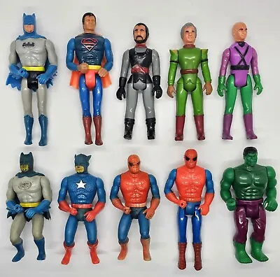 Vintage Mego DC Marvel Pocket Heroes Figure Lot Of 10 • $199.95