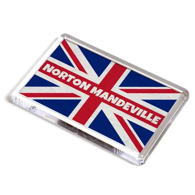 FRIDGE MAGNET - Norton Mandeville - Union Jack Flag • £3.99
