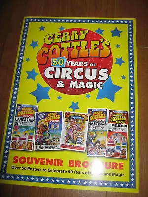 Gerry Cottle 50 Years Of Circus & Magic Programme 2012 Posters Transport Folco • £12