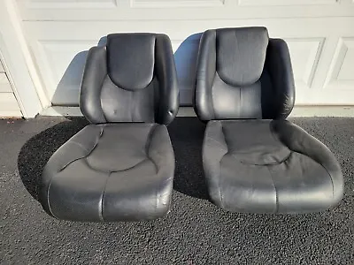 96-02 Mercedes SL500 R129 Black Seat Upper Cushion L And R  Perforated Leather • $155