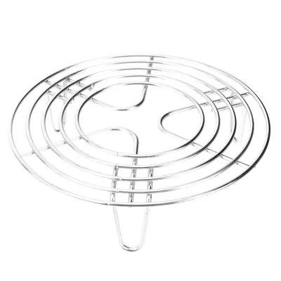 Stainless Steamer Rack Metal Cooling Rack Stand Steaming Trivet Pressure Cooker • £12.20