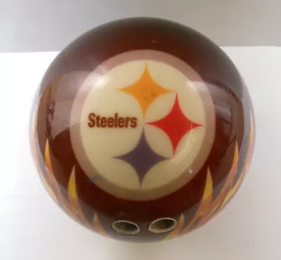 Pittsburgh Steelers Viz A Ball 15 Lb Bowling Ball Drilled Made In USA • $44.99
