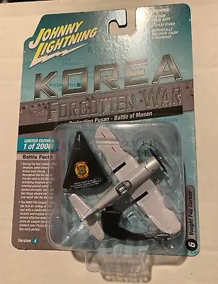 Johnny Lightning White Lightning Chase Korea War Vought F4u Corsair Plane • $69.95