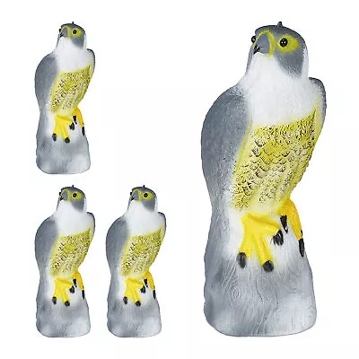 Set Falcon Decoy Bird Deterrent Scarecrow Pigeon Repellent Garden Plastic Hawk • £69.90